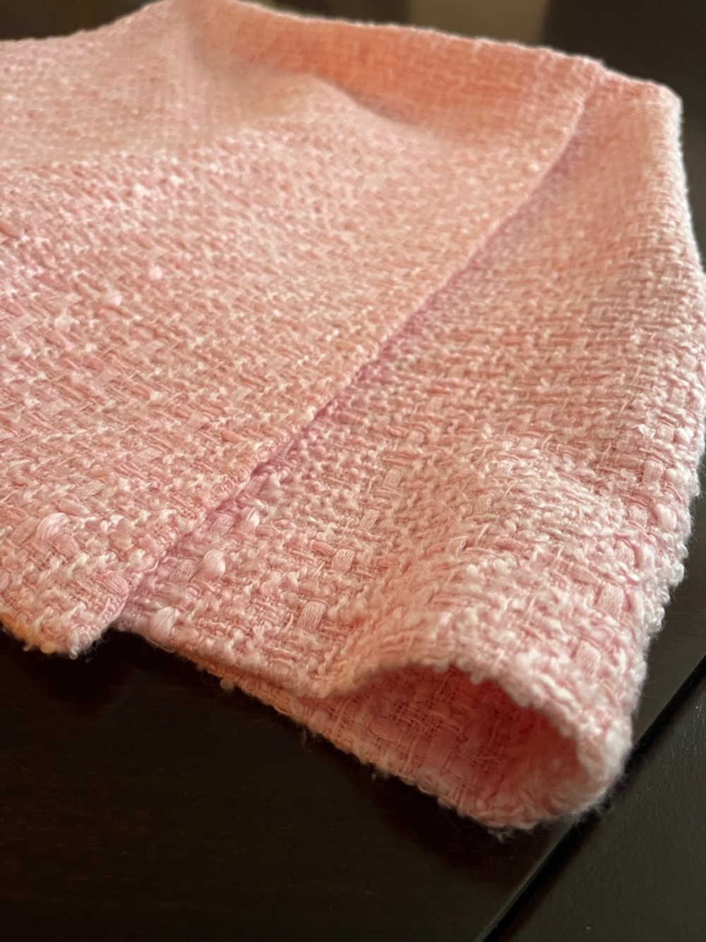 Zara Light Pink Tweed Mini Skort Size S - Picture 4 of 7